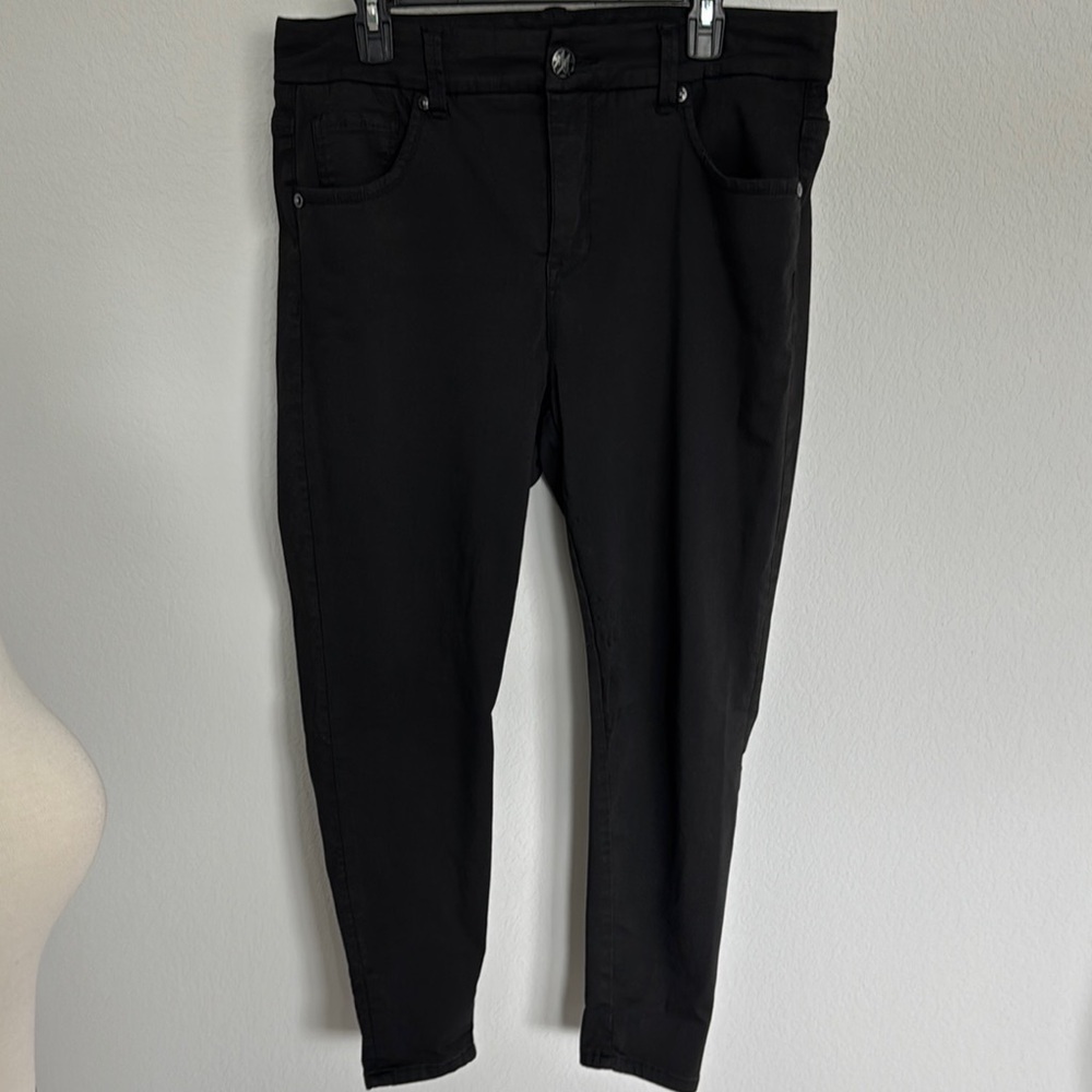 Melissa McCarthy Seven Women's Black Pencil Leg Stretch Jeans Size 14W - Picture 2 of 6